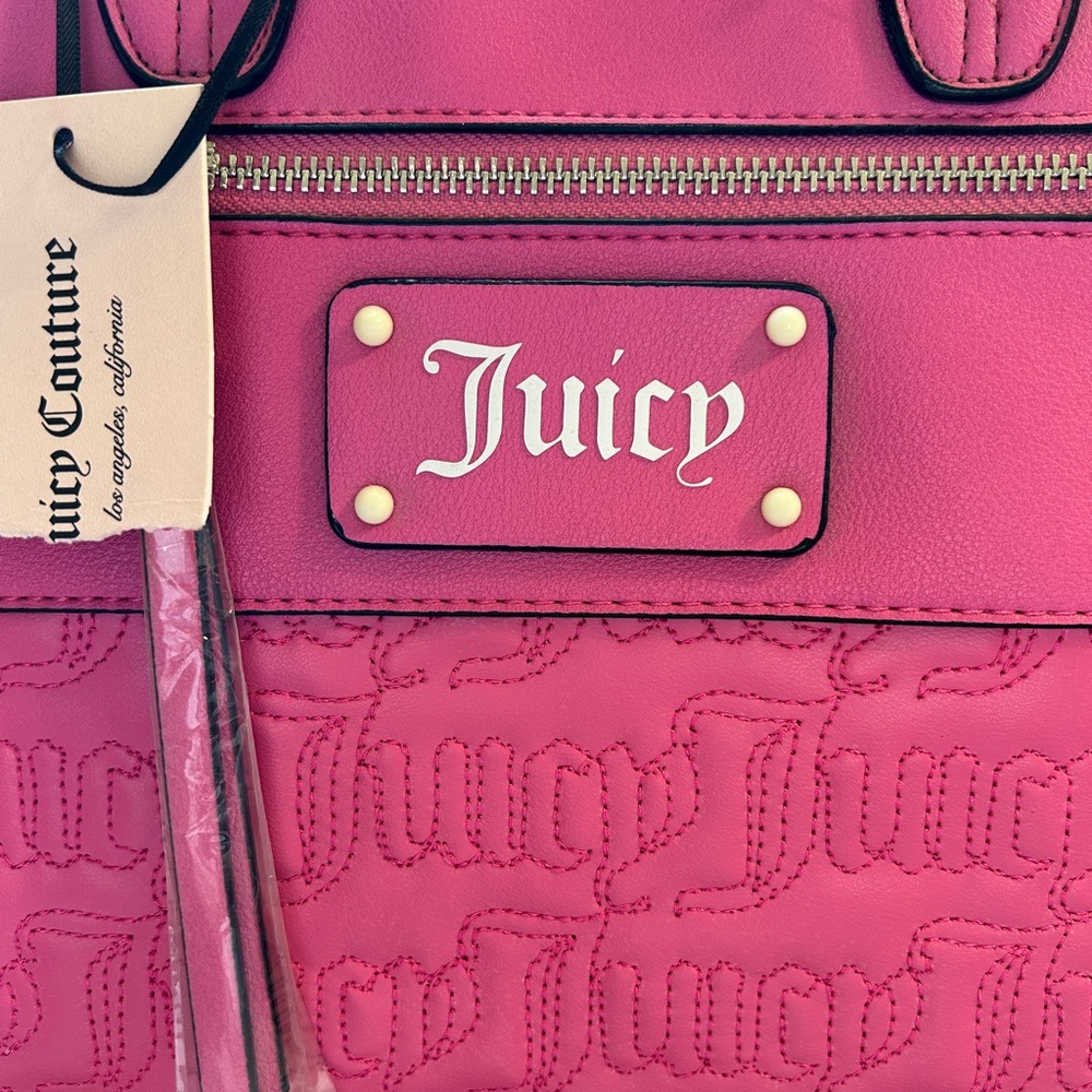 Y2K Juicy Couture Pink Moto Bag, NWT